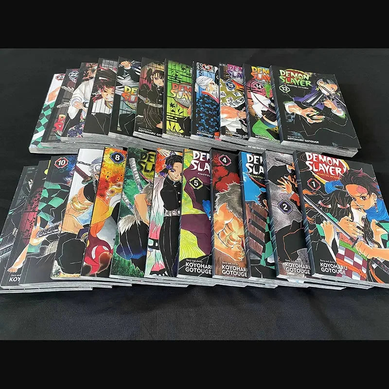 Demon Slayer Manga Volumes – Anime Yaiba Japanese Teen Fantasy & Mystery Comic Books | English Edition