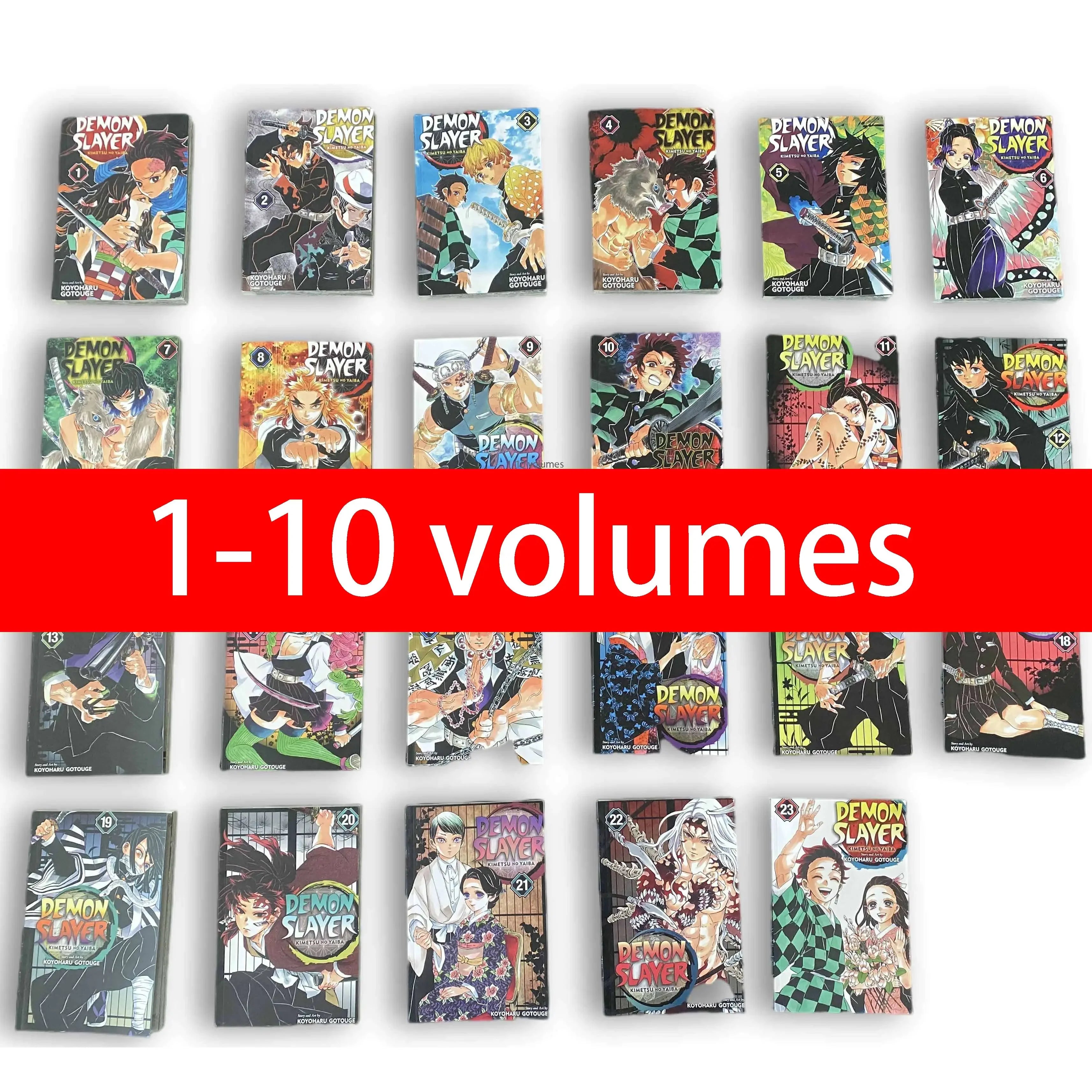 Demon Slayer Manga Volumes – Anime Yaiba Japanese Teen Fantasy & Mystery Comic Books | English Edition