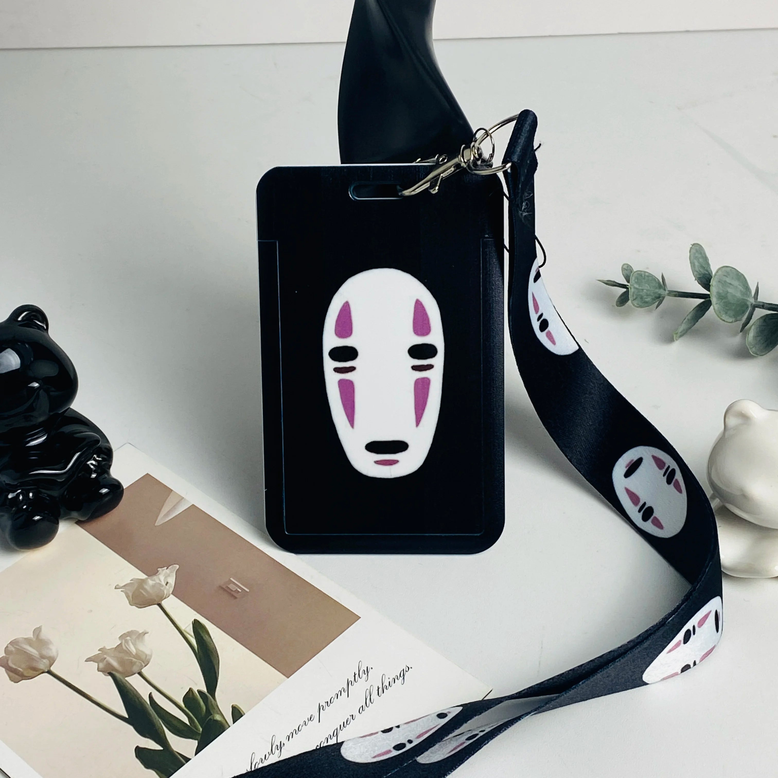 Anime Card Lanyard Keychain – ID Badge Holder & Neck Strap for Pokémon, TCG, Cosplay & Collectible Cards