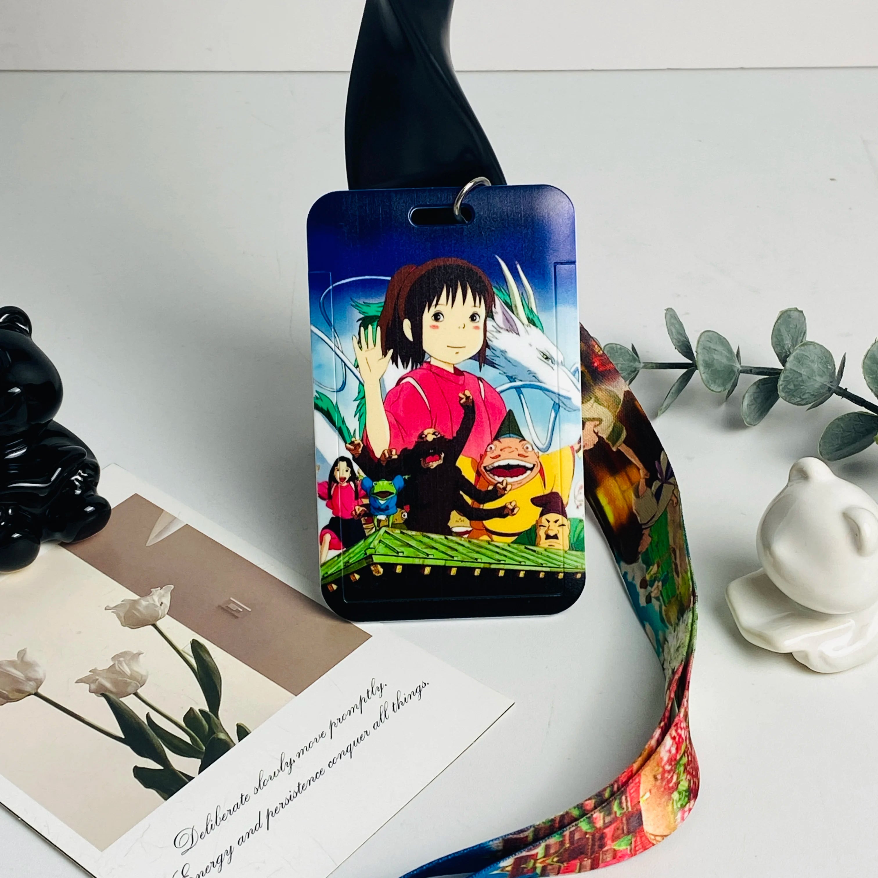 Anime Card Lanyard Keychain – ID Badge Holder & Neck Strap for Pokémon, TCG, Cosplay & Collectible Cards