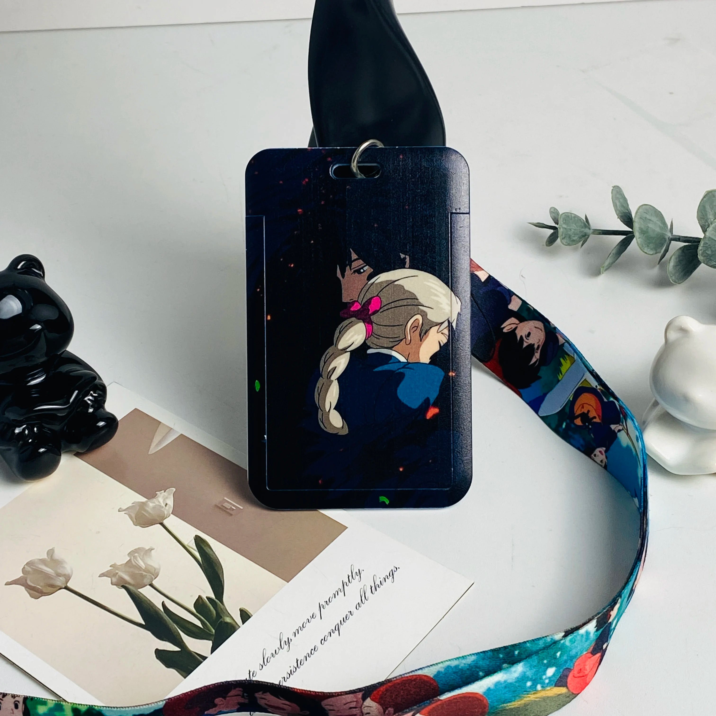 Anime Card Lanyard Keychain – ID Badge Holder & Neck Strap for Pokémon, TCG, Cosplay & Collectible Cards