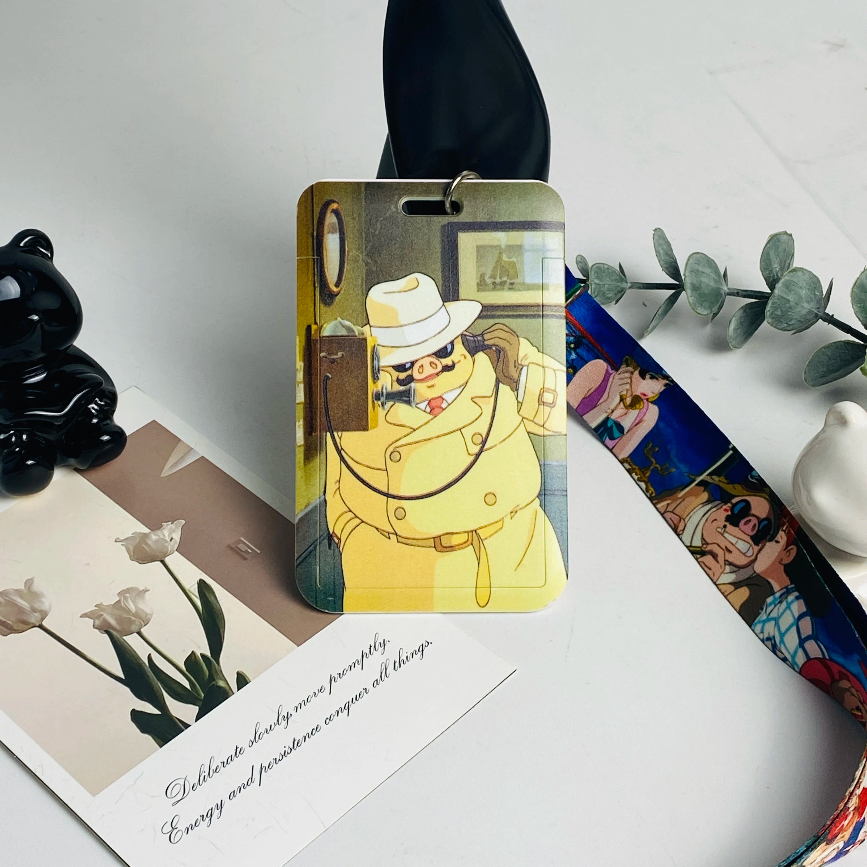 Anime Card Lanyard Keychain – ID Badge Holder & Neck Strap for Pokémon, TCG, Cosplay & Collectible Cards