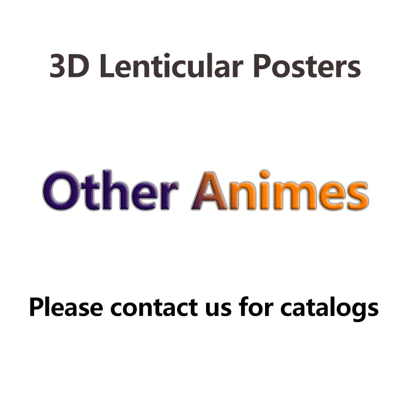 Demon Slayer 3D Motion Lenticular Poster – Nezuko, Tanjirou & Zenitsu Anime Wall Art for Room Decor (Unframed)