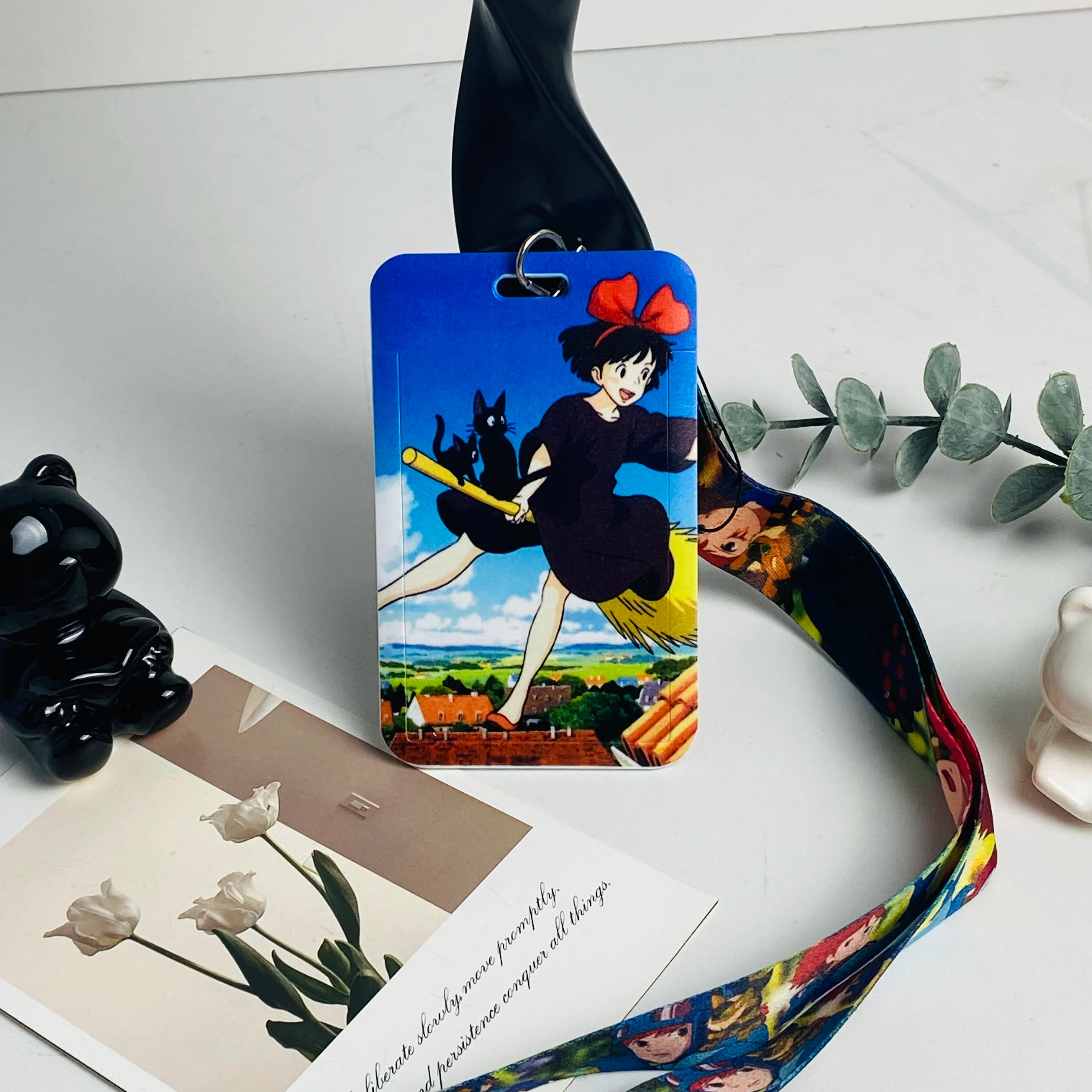 Anime Card Lanyard Keychain – ID Badge Holder & Neck Strap for Pokémon, TCG, Cosplay & Collectible Cards