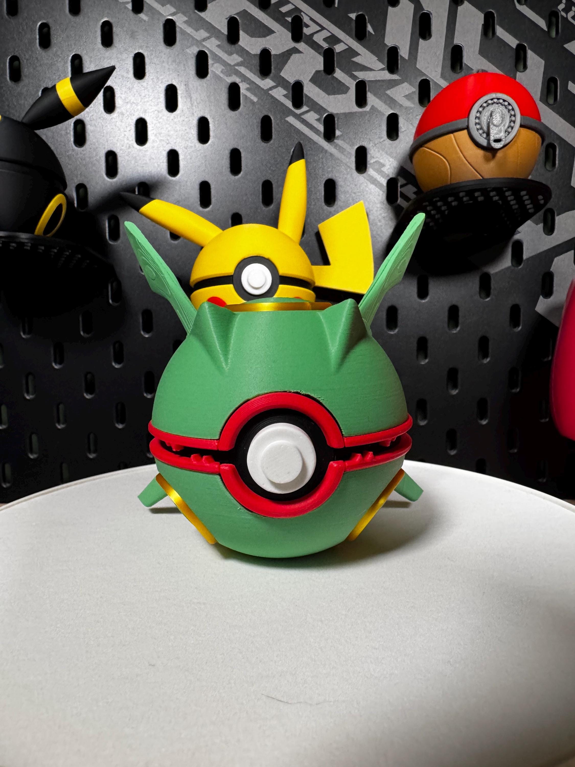 Groudon, Kyogre, and Rayquaza themed Pokeballs Bundle - Pokémon Collectibles