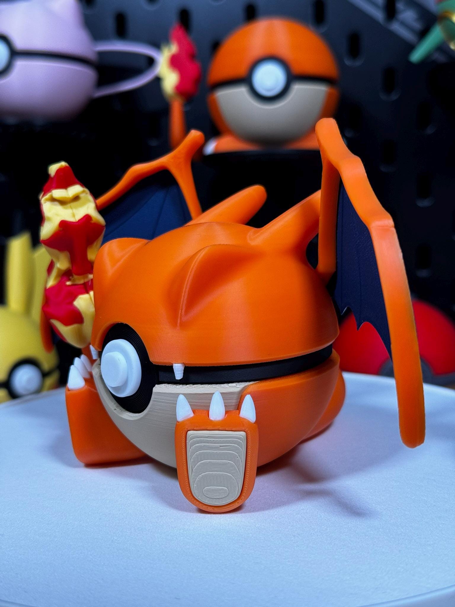 Charizard Poké Ball | 3D Printed Fire-Type Pokémon Collectible
