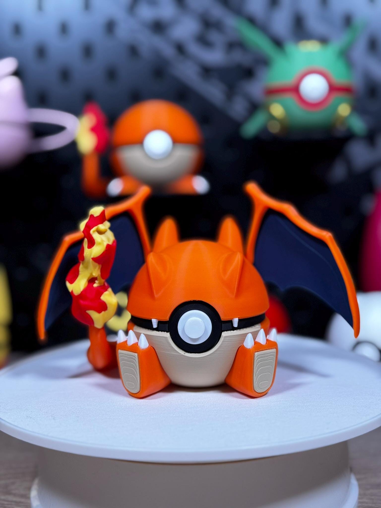 Charizard Poké Ball | 3D Printed Fire-Type Pokémon Collectible