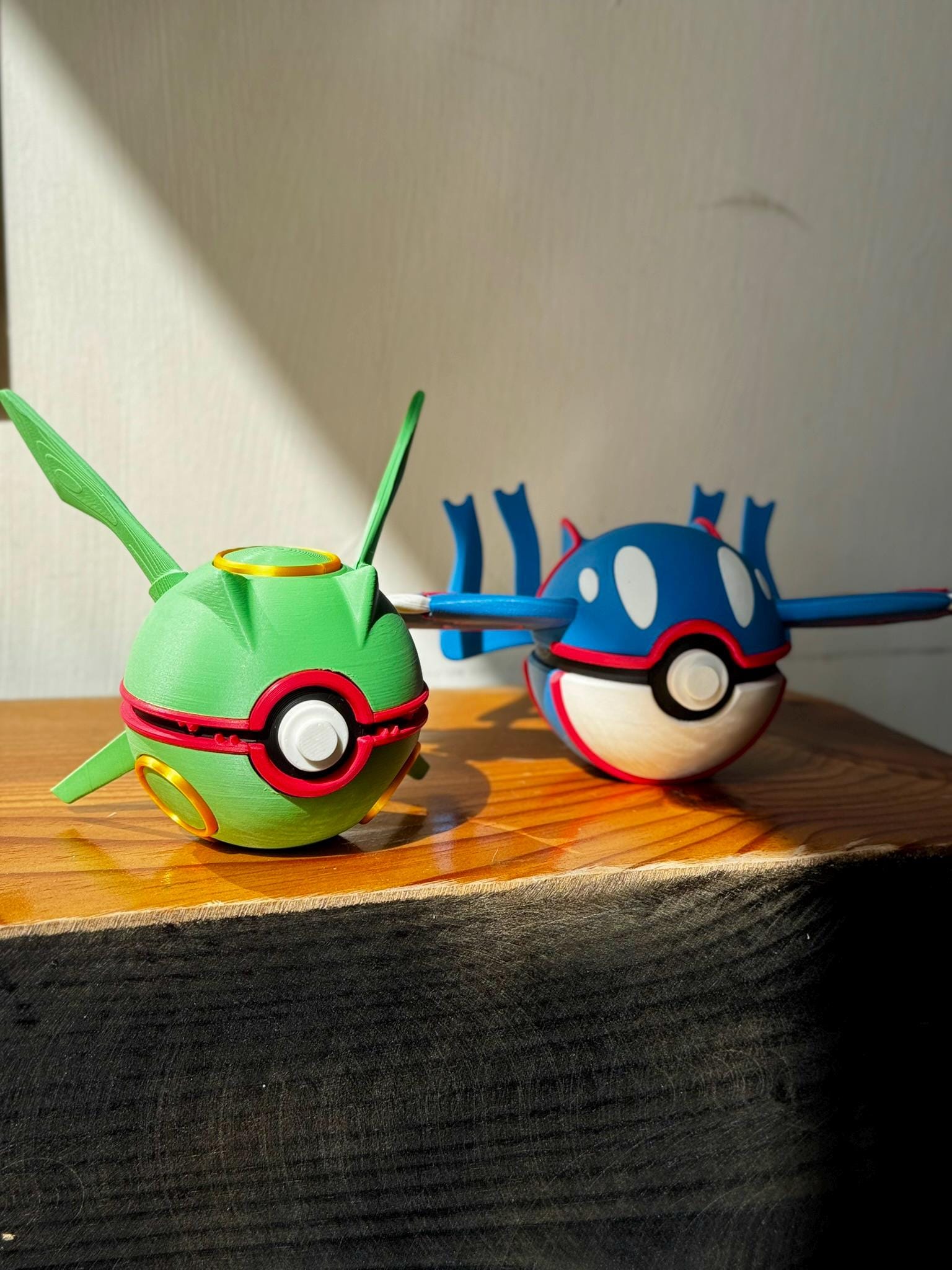 Groudon, Kyogre, and Rayquaza themed Pokeballs Bundle - Pokémon Collectibles