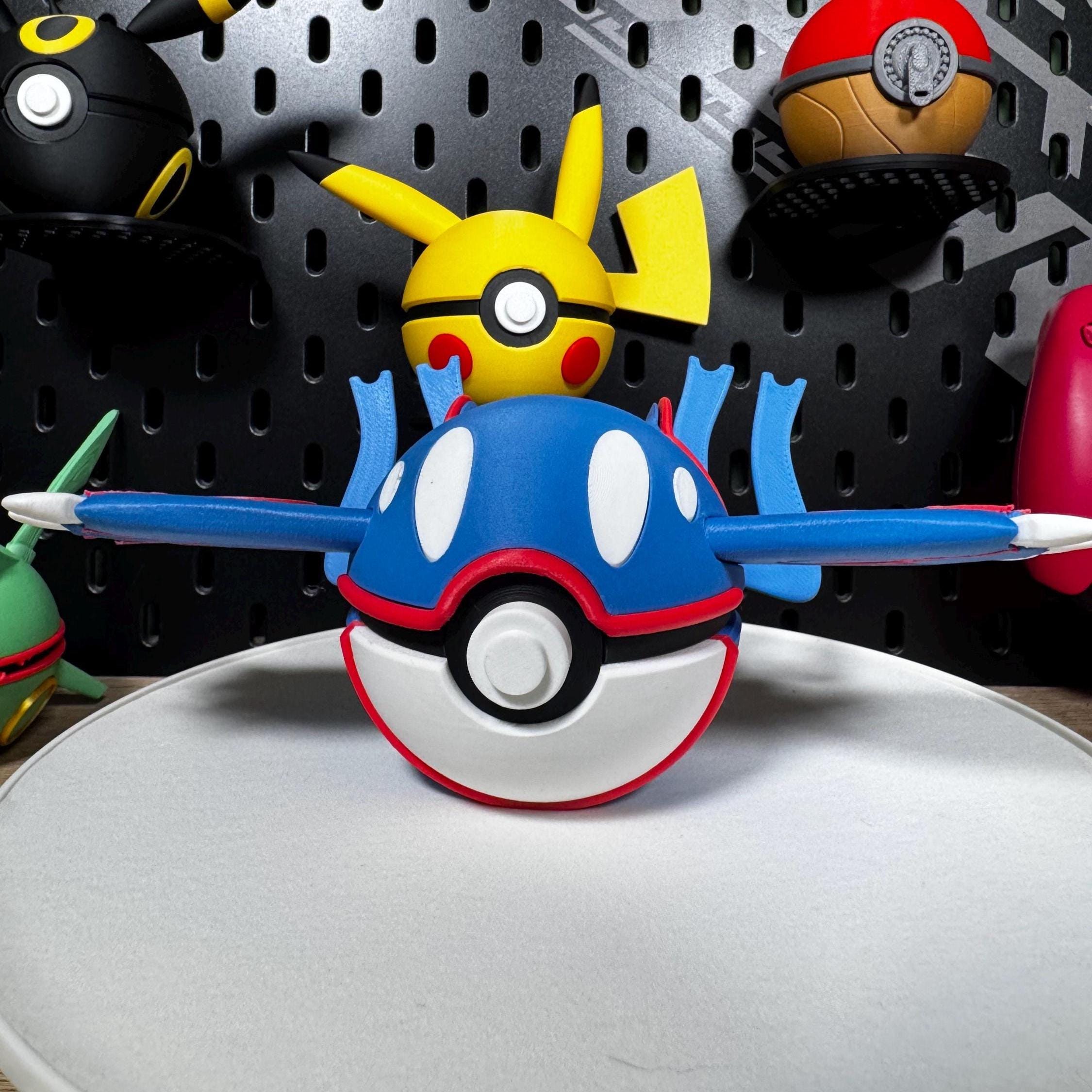 Kyogre Pokéball | 3D Printed Pokémon Collectibles