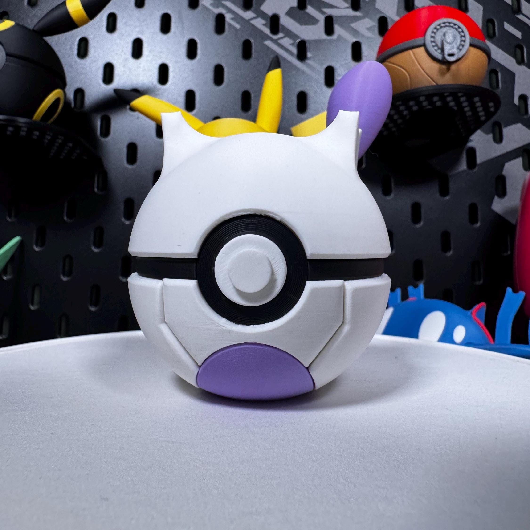 Mewtwo Themed Poké Ball | 3D Printed Pokémon Collectible
