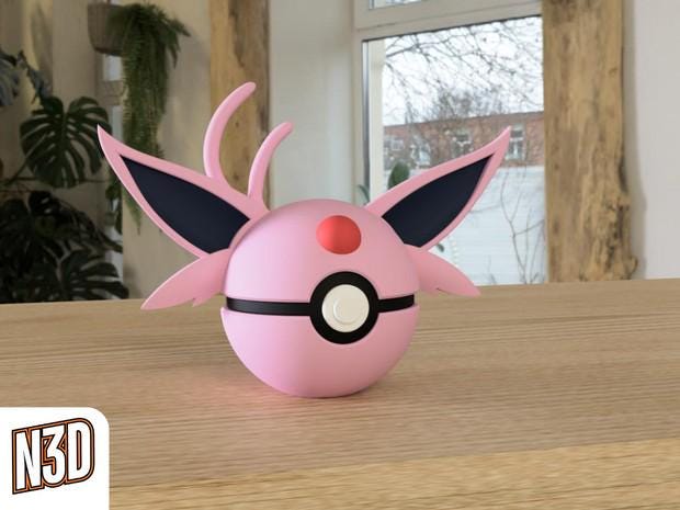 Eevee, Espeon & Umbreon Pokeballs Set