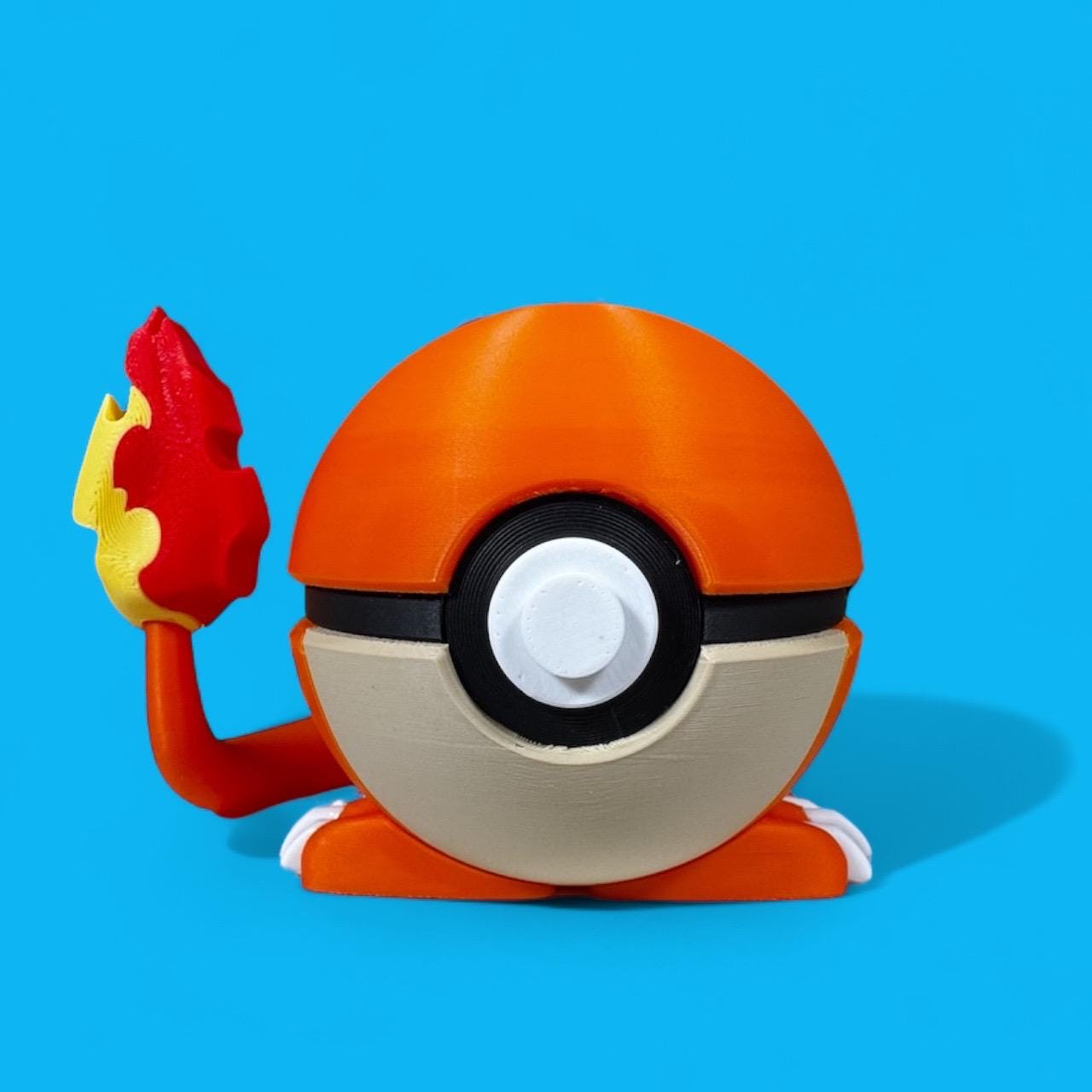 Kanto Starter Poké Balls | Charmander, Squirtle & Bulbasaur 3D Printed Pokémon Collectibles