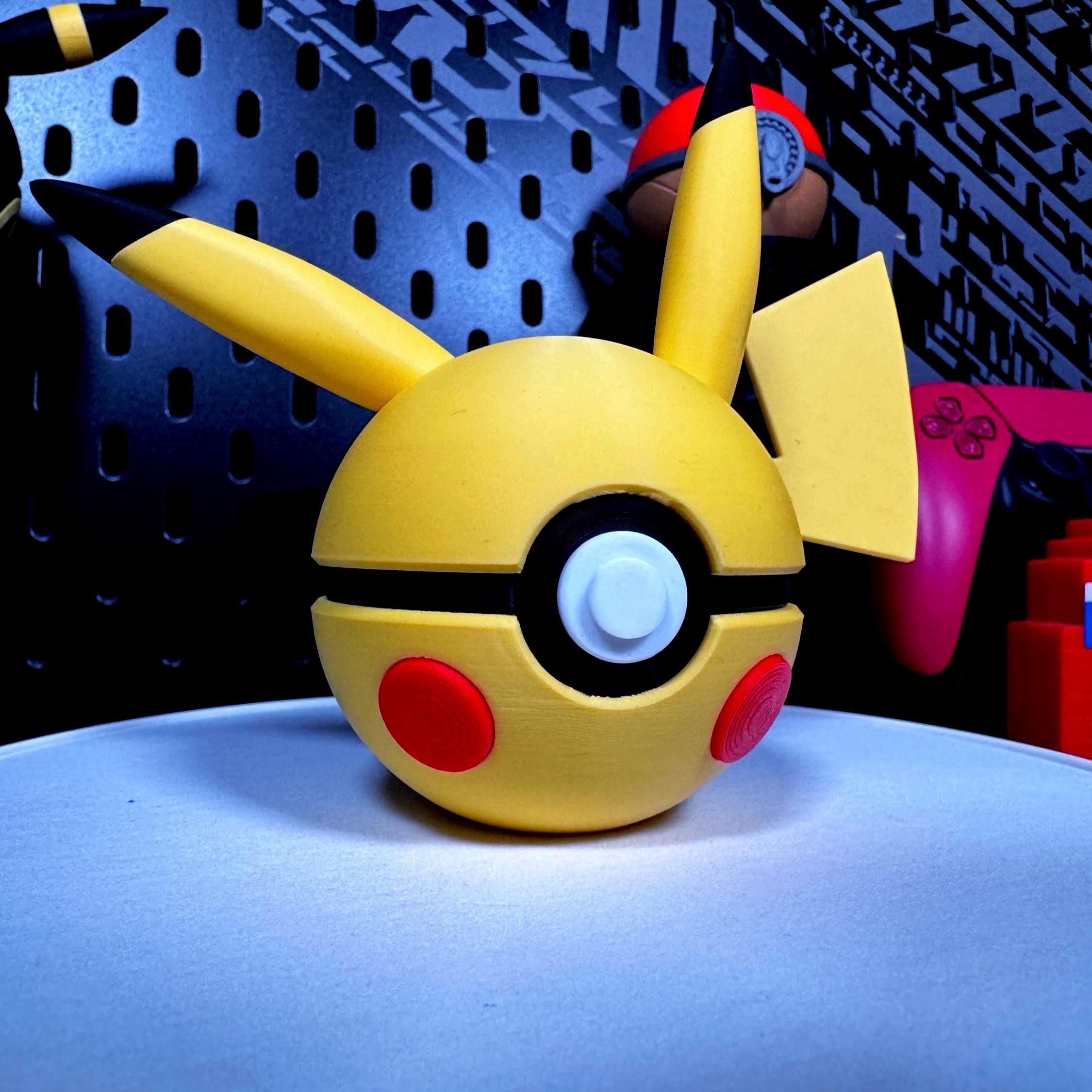 Kanto Starter Poké Balls | Charmander, Squirtle & Bulbasaur 3D Printed Pokémon Collectibles
