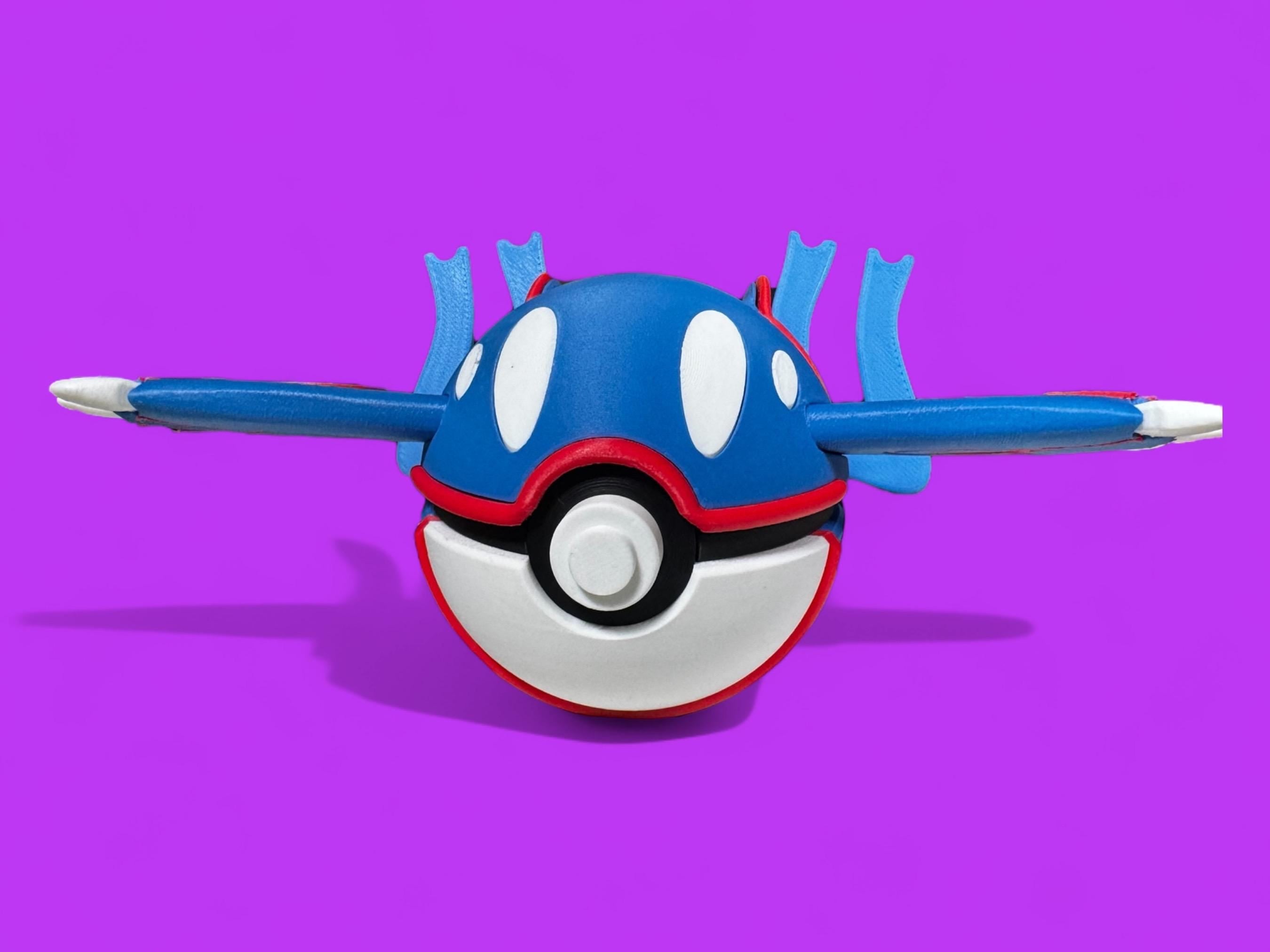 Kyogre Pokéball | 3D Printed Pokémon Collectibles