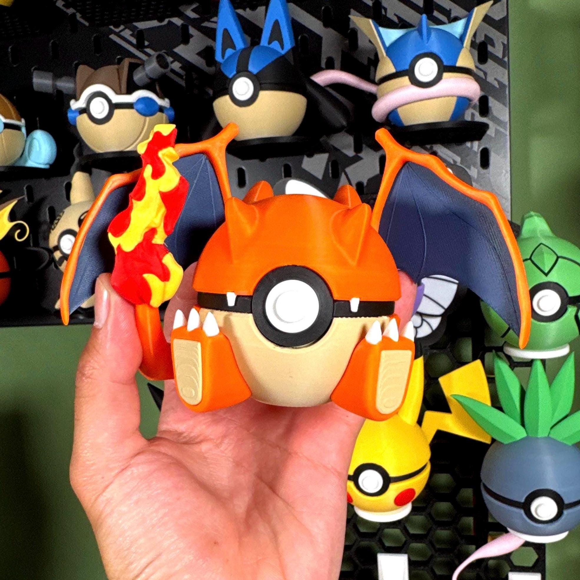 Charmander Evolution Poké Ball Bundle | Charmander, Charmeleon & Charizard Collectible Set